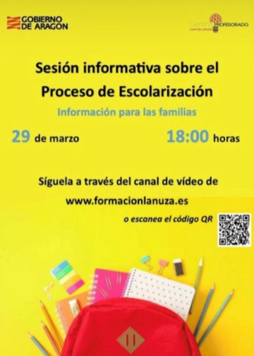 Sesión informativa sobre el Proceso de Escolarización para el curso 2022-23